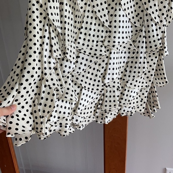 Carolina Herrera polka dot 100% silk dress - Picture 7 of 14